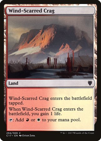 Wind-Scarred Crag [Commander 2017] | Empire Gaming NC