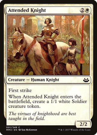 Attended Knight [Modern Masters 2017] | Empire Gaming NC