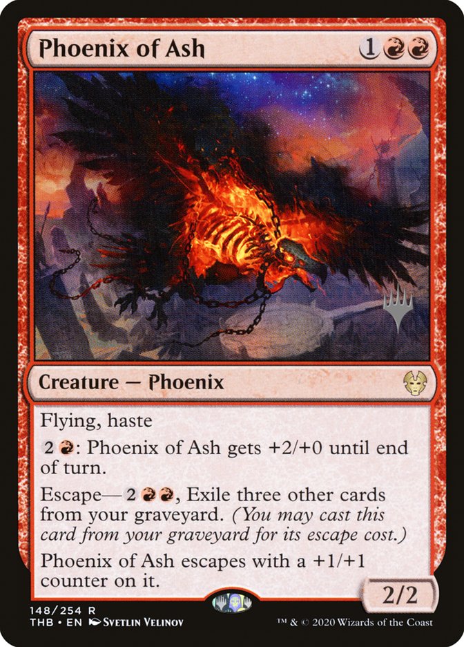 Phoenix of Ash (Promo Pack) [Theros Beyond Death Promos] | Empire Gaming NC