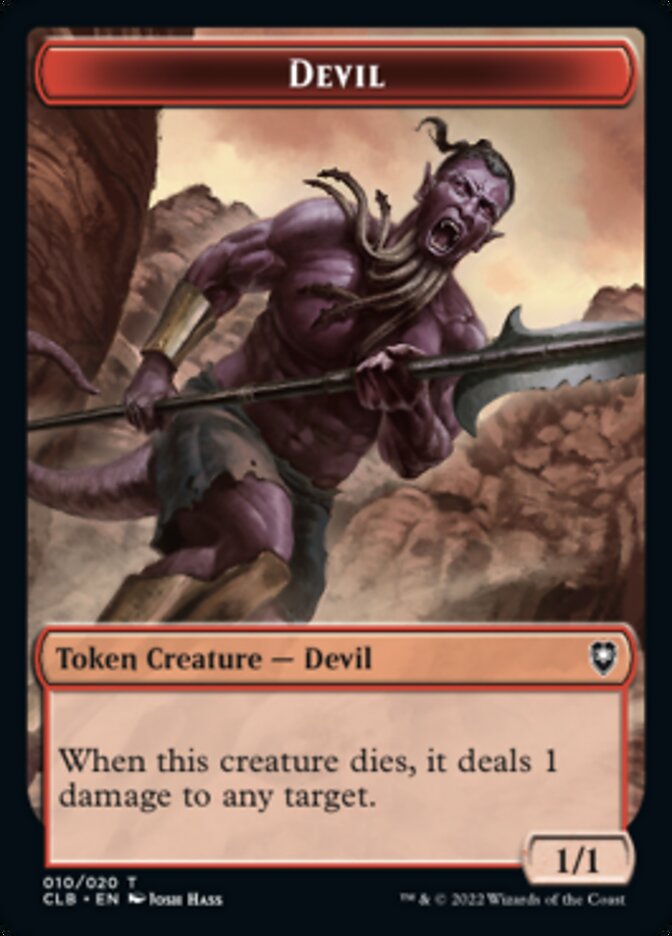 Devil Token [Commander Legends: Battle for Baldur's Gate Tokens] | Empire Gaming NC