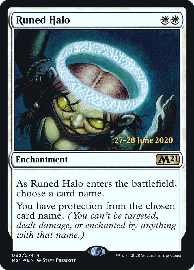 Runed Halo  [Core Set 2021 Prerelease Promos] | Empire Gaming NC