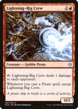 Lightning-Rig Crew [Ixalan] | Empire Gaming NC