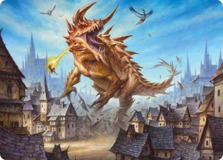 Tarrasque Art Card [Dungeons & Dragons: Adventures in the Forgotten Realms Art Series] | Empire Gaming NC