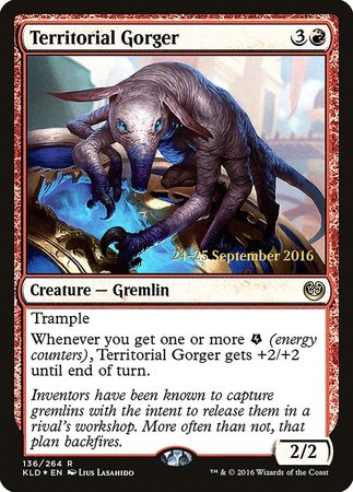 Territorial Gorger [Kaladesh Promos] | Empire Gaming NC