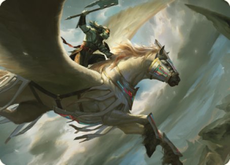 Cleaving Skyrider Art Card [Dominaria United Art Series] | Empire Gaming NC