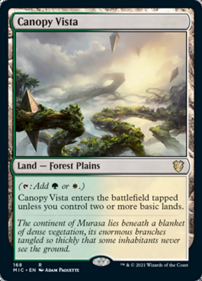 Canopy Vista [Innistrad: Midnight Hunt Commander] | Empire Gaming NC