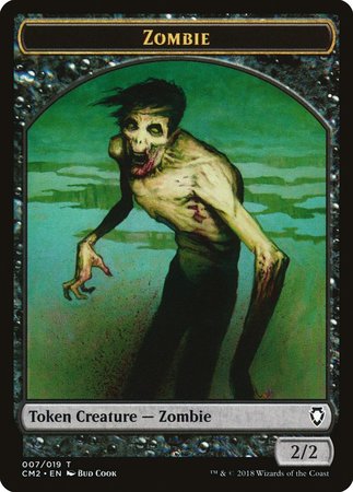 Zombie Token [Commander Anthology Volume II Tokens] | Empire Gaming NC