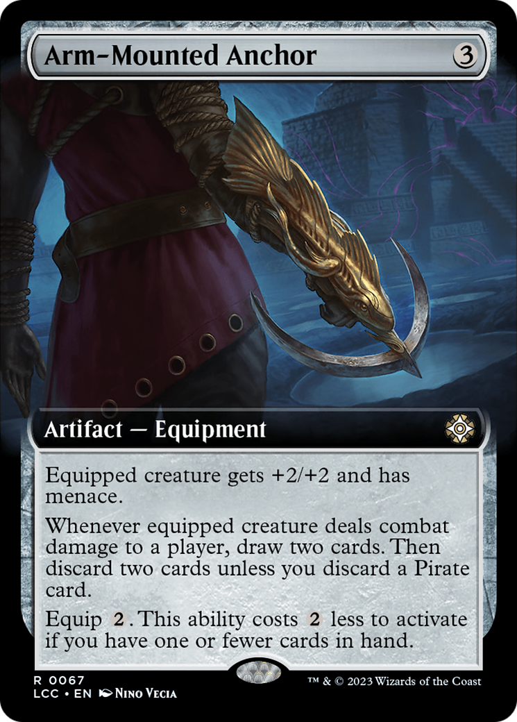 Arm-Mounted Anchor (Extended Art) [The Lost Caverns of Ixalan Commander] | Empire Gaming NC