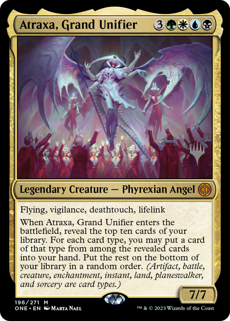 Atraxa, Grand Unifier (Promo Pack) [Phyrexia: All Will Be One Promos] | Empire Gaming NC