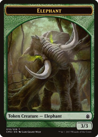 Elephant Token (010) [Commander Anthology Tokens] | Empire Gaming NC