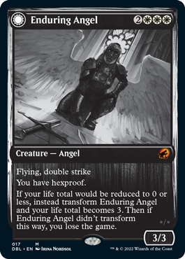 Enduring Angel // Angelic Enforcer [Innistrad: Double Feature] | Empire Gaming NC