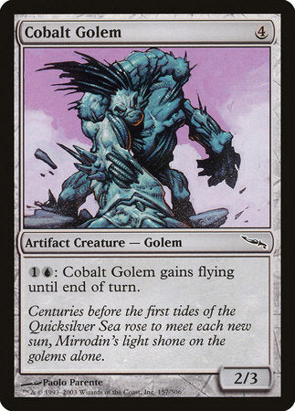 Cobalt Golem [Mirrodin] | Empire Gaming NC