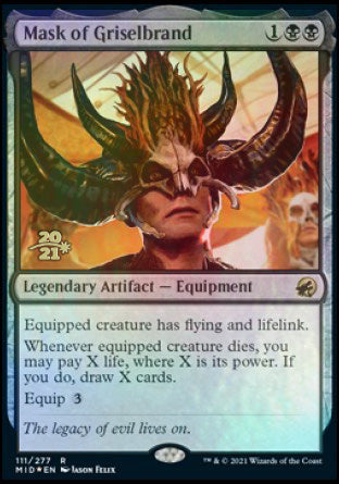 Mask of Griselbrand [Innistrad: Midnight Hunt Prerelease Promos] | Empire Gaming NC