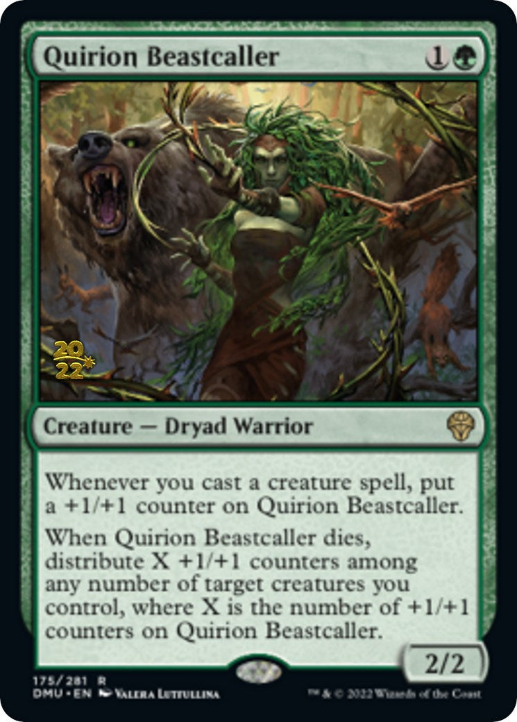 Quirion Beastcaller [Dominaria United Prerelease Promos] | Empire Gaming NC