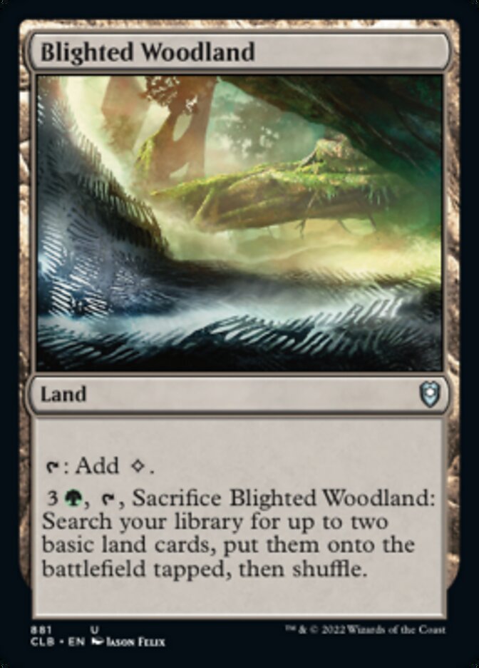 Blighted Woodland [Commander Legends: Battle for Baldur's Gate] | Empire Gaming NC