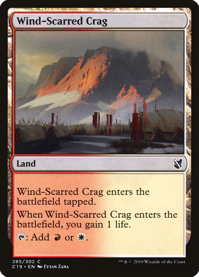 Wind-Scarred Crag [Commander 2019] | Empire Gaming NC