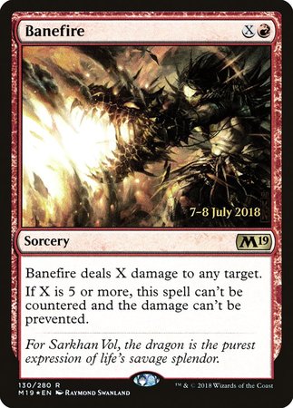 Banefire [Core Set 2019 Promos] | Empire Gaming NC