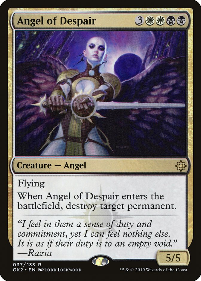 Angel of Despair [Ravnica Allegiance Guild Kit] | Empire Gaming NC