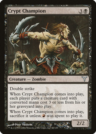 Crypt Champion [Dissension] | Empire Gaming NC