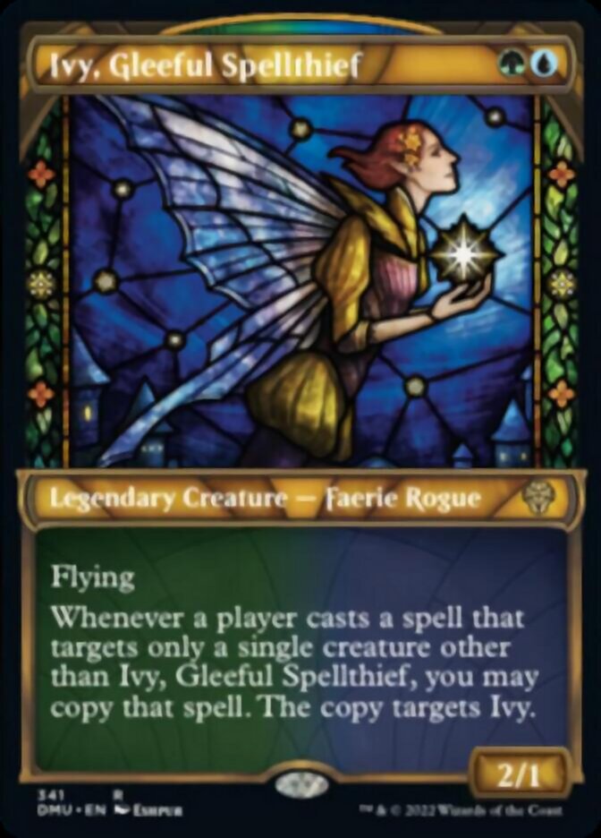 Ivy, Gleeful Spellthief (Showcase Textured) [Dominaria United] | Empire Gaming NC