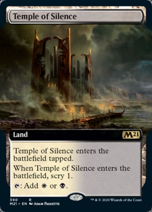 Temple of Silence (Extended Art) [Core Set 2021] | Empire Gaming NC