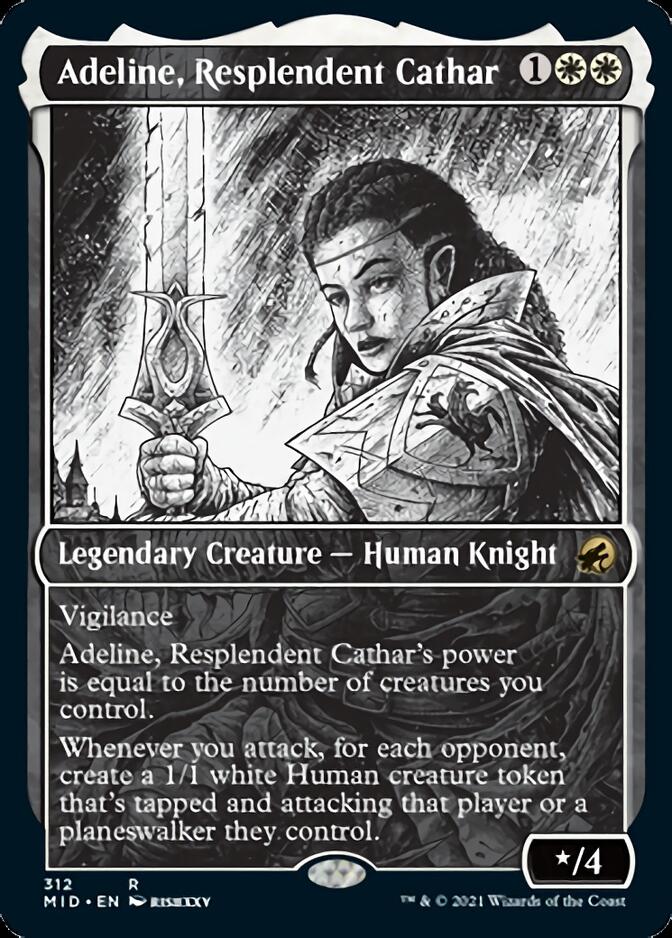 Adeline, Resplendent Cathar (Showcase Eternal Night) [Innistrad: Midnight Hunt] | Empire Gaming NC