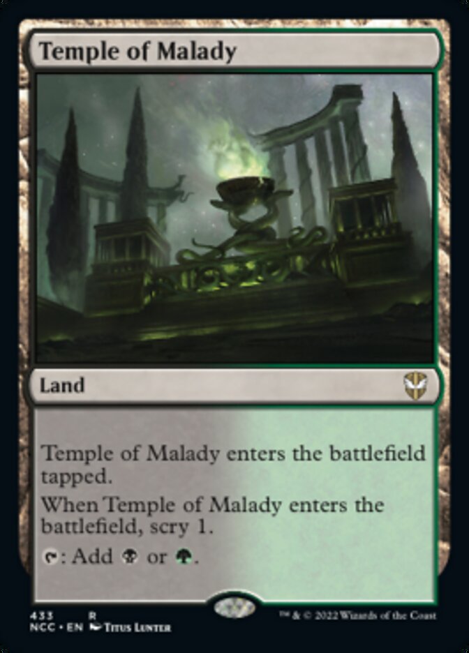 Temple of Malady [Streets of New Capenna Commander] | Empire Gaming NC