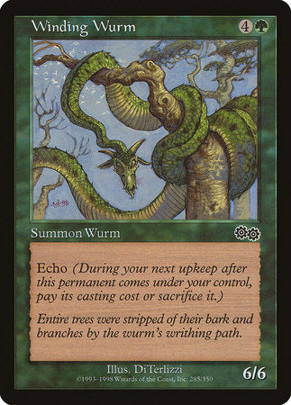 Winding Wurm [Urza's Saga] | Empire Gaming NC