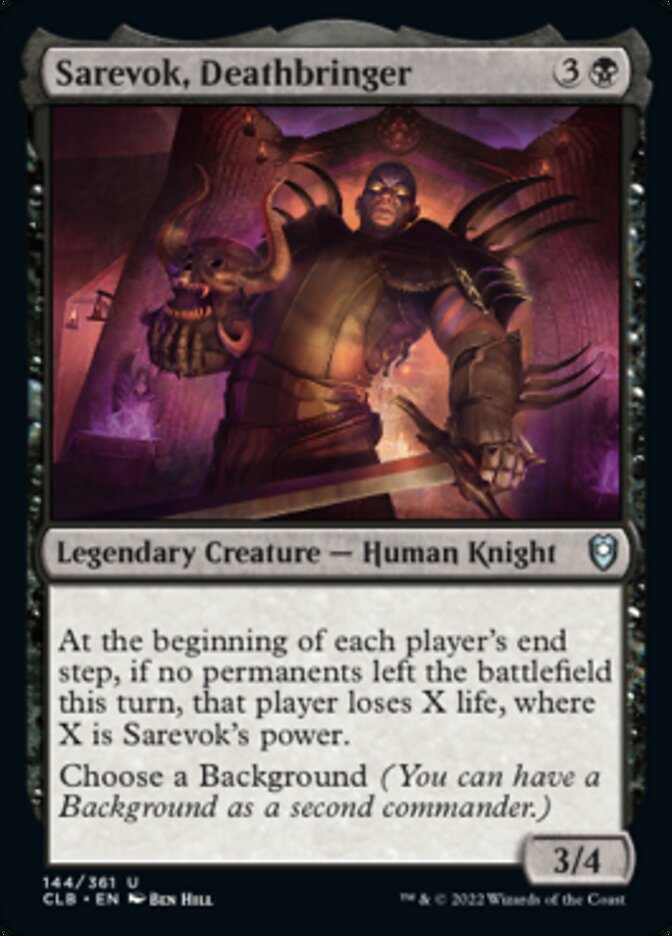 Sarevok, Deathbringer [Commander Legends: Battle for Baldur's Gate] | Empire Gaming NC