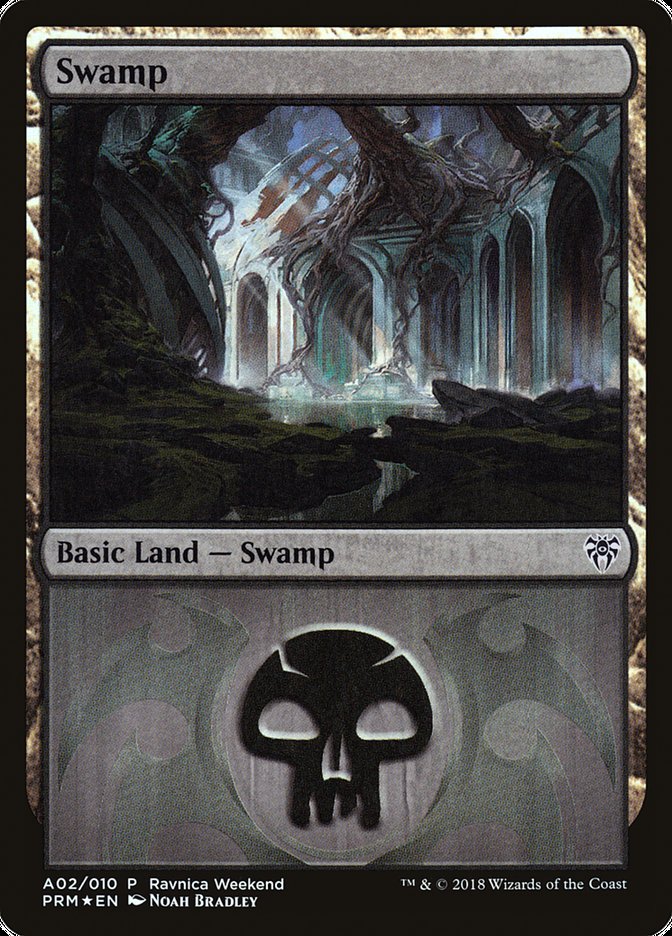 Swamp - Dimir (A02) [GRN Ravnica Weekend] | Empire Gaming NC