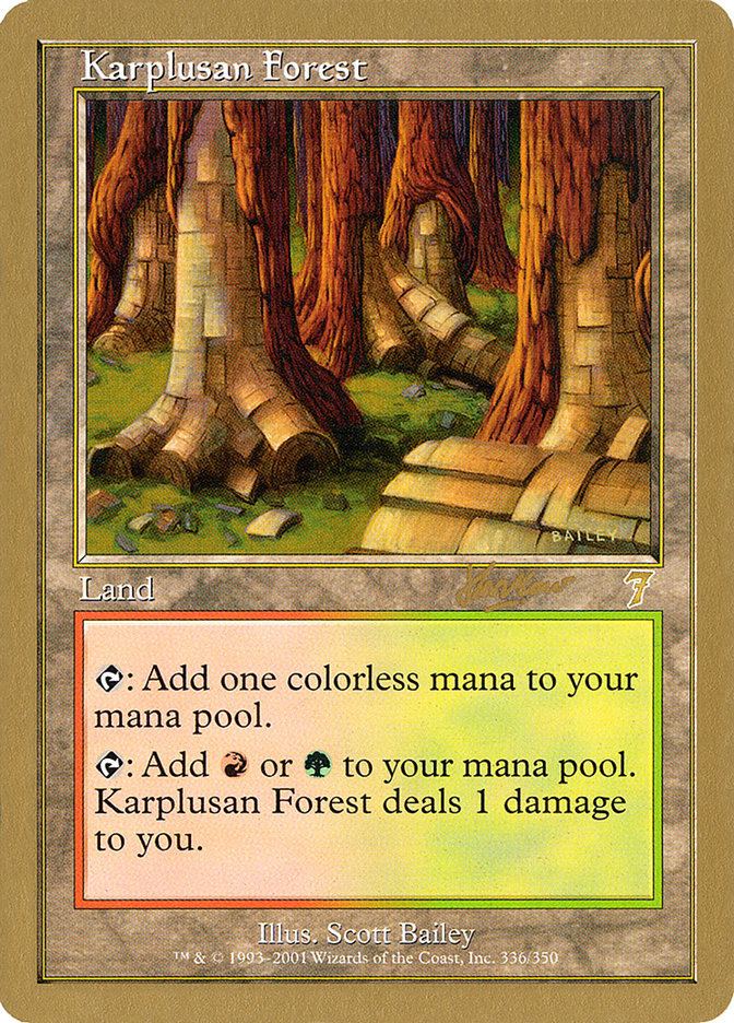 Karplusan Forest (Sim Han How) [World Championship Decks 2002] | Empire Gaming NC