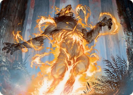 Burn the Accursed Art Card [Innistrad: Midnight Hunt Art Series] | Empire Gaming NC