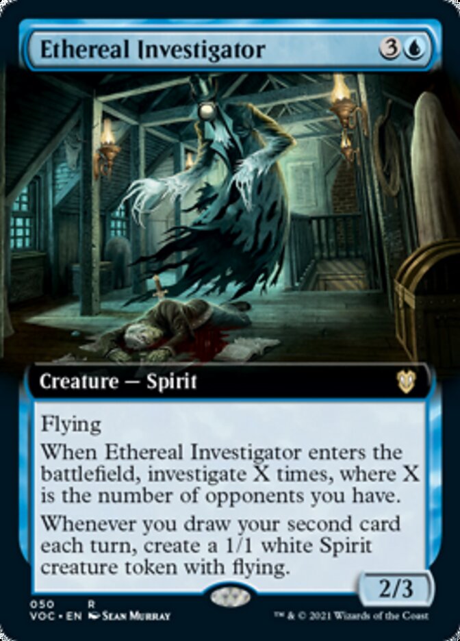 Ethereal Investigator (Extended) [Innistrad: Crimson Vow Commander] | Empire Gaming NC