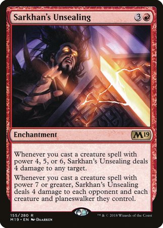 Sarkhan's Unsealing [Core Set 2019] | Empire Gaming NC