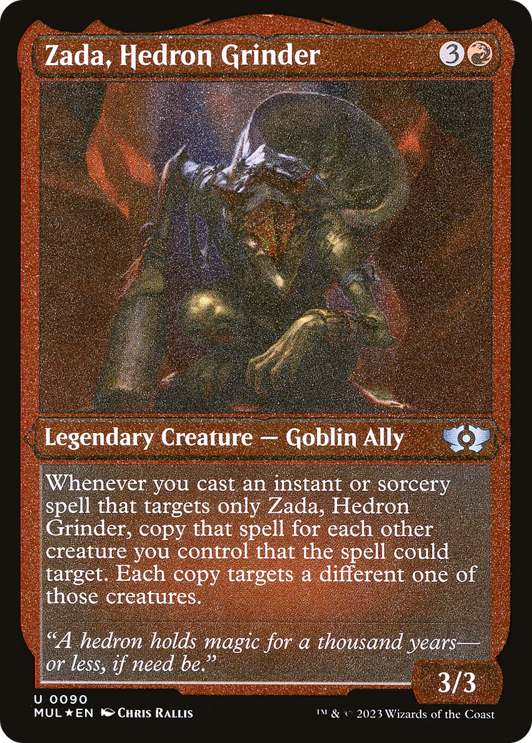 Zada, Hedron Grinder (Foil Etched) [Multiverse Legends] | Empire Gaming NC