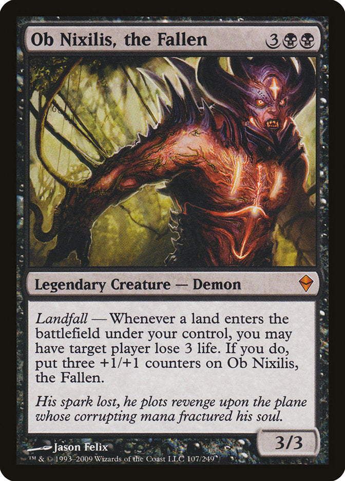 Ob Nixilis, the Fallen [Zendikar] | Empire Gaming NC