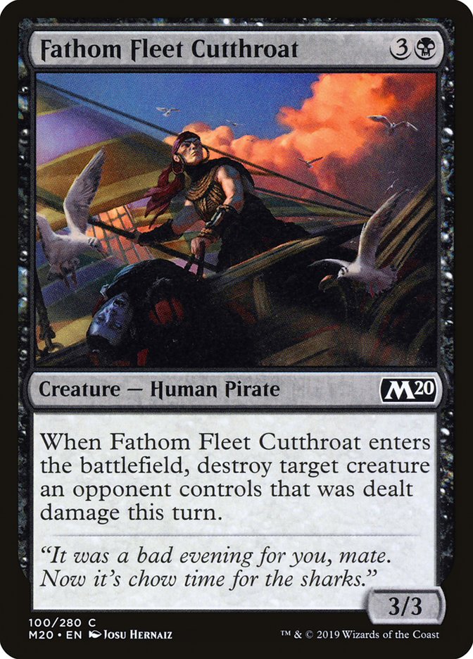 Fathom Fleet Cutthroat [Core Set 2020] | Empire Gaming NC