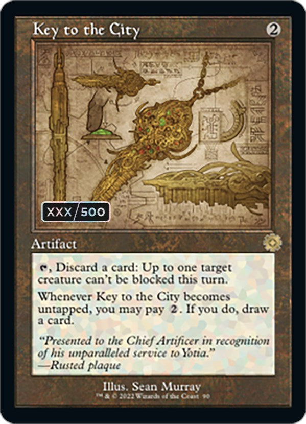 Key to the City (Retro Schematic) (Serial Numbered) [The Brothers' War Retro Artifacts] | Empire Gaming NC