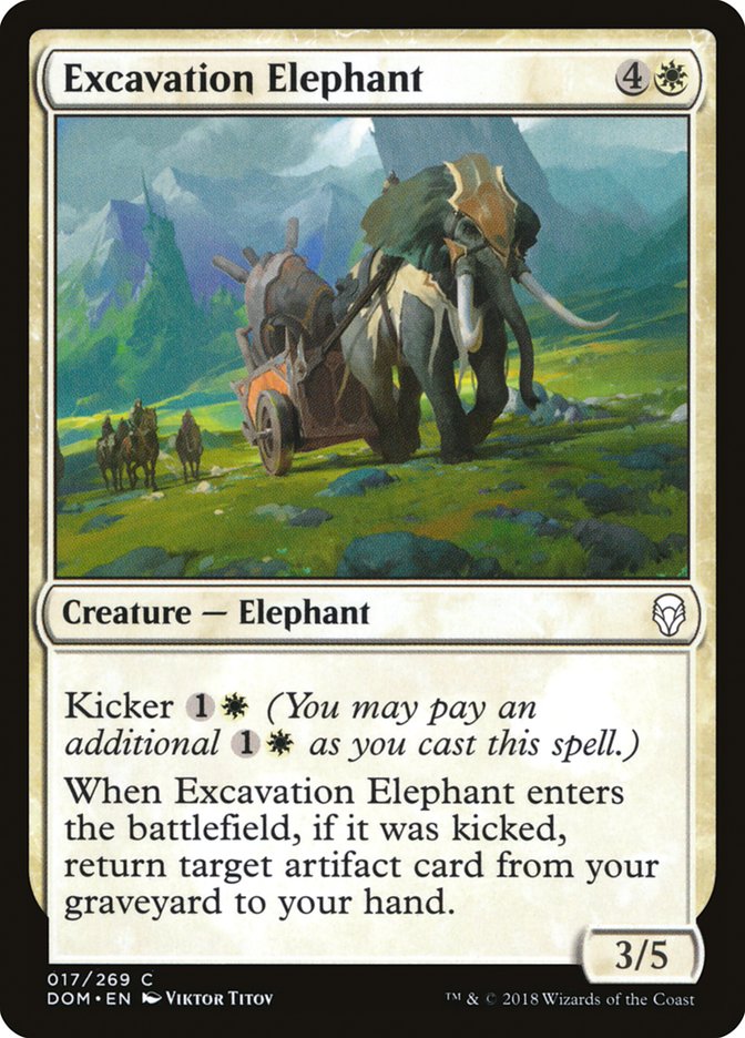 Excavation Elephant [Dominaria] | Empire Gaming NC