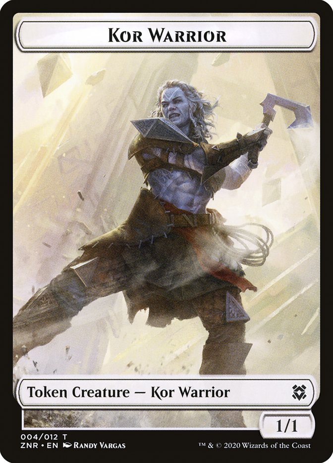 Kor Warrior Token [Zendikar Rising] | Empire Gaming NC