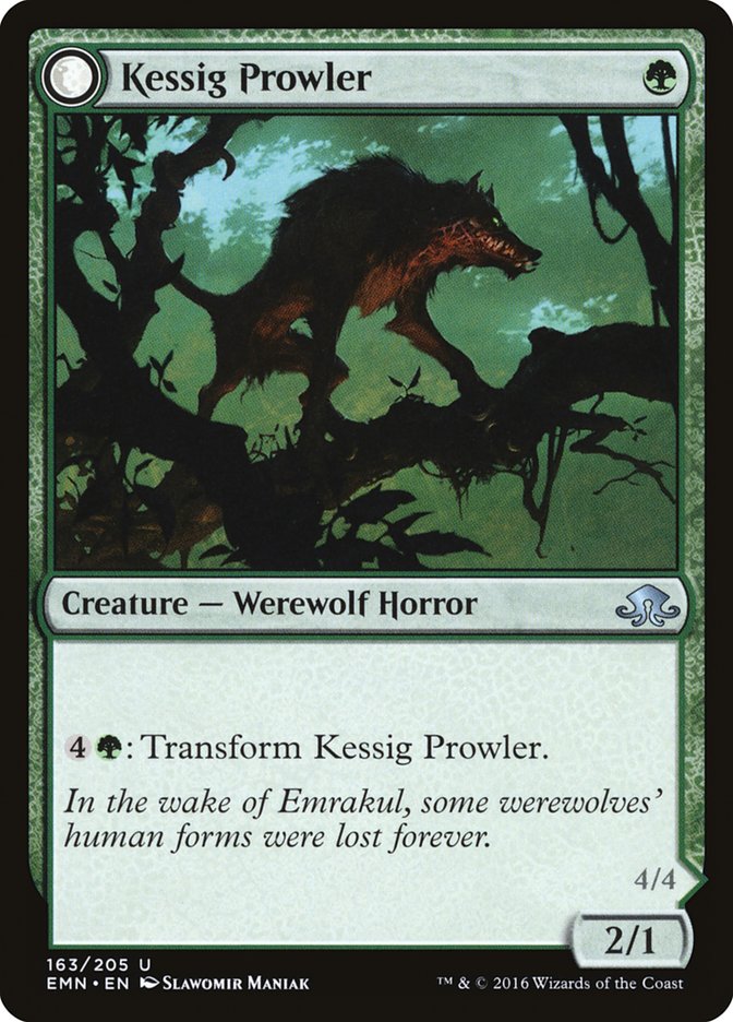 Kessig Prowler // Sinuous Predator [Eldritch Moon] | Empire Gaming NC