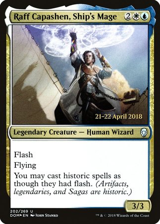 Raff Capashen, Ship's Mage [Dominaria Promos] | Empire Gaming NC