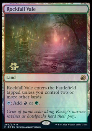 Rockfall Vale [Innistrad: Midnight Hunt Prerelease Promos] | Empire Gaming NC