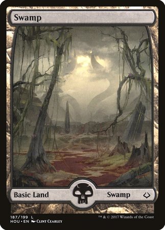 Swamp (187) - Full Art [Hour of Devastation] | Empire Gaming NC