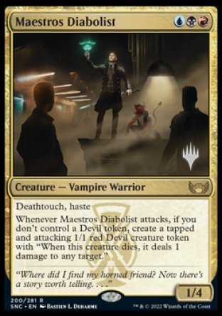 Maestros Diabolist (Promo Pack) [Streets of New Capenna Promos] | Empire Gaming NC