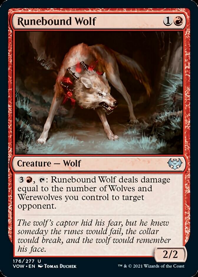 Runebound Wolf [Innistrad: Crimson Vow] | Empire Gaming NC