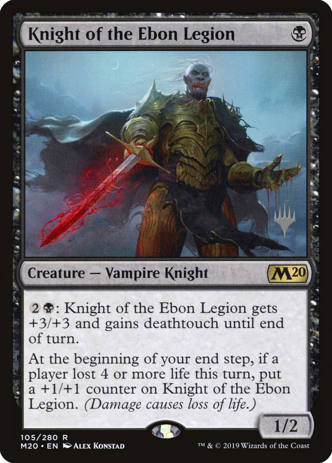 Knight of the Ebon Legion [Core Set 2020 Promos] | Empire Gaming NC