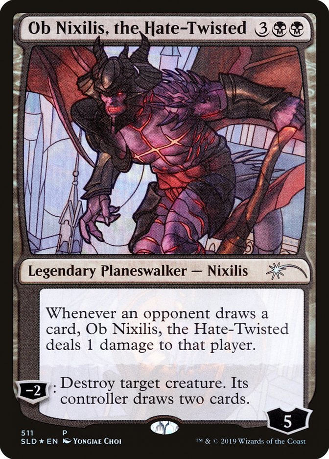 Ob Nixilis, the Hate-Twisted (Stained Glass) [Secret Lair Drop Promos] | Empire Gaming NC