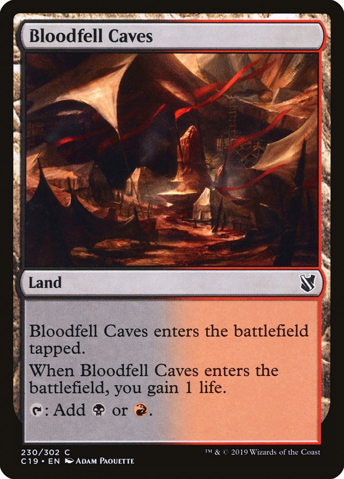 Bloodfell Caves [Commander 2019] | Empire Gaming NC