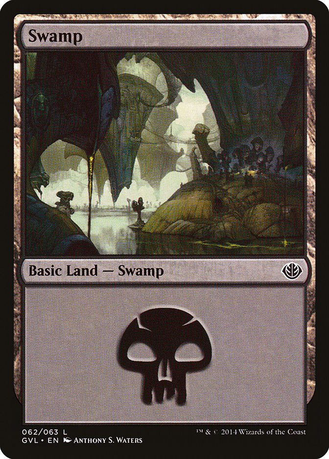 Swamp (62) (Garruk vs. Liliana) [Duel Decks Anthology] | Empire Gaming NC